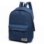 Black Backpack Canvas Backpack - Image 4