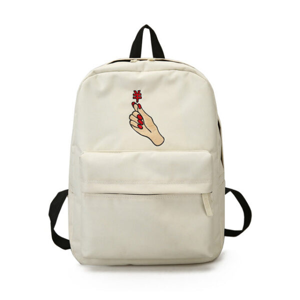Heart Canvas Backpack - Image 3