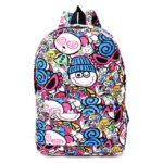 Canvas Backpack School Bag - Image 11