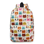 Canvas Backpack School Bag - Image 8