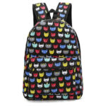Canvas Backpack School Bag - Image 3