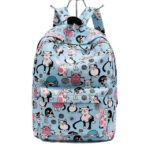Canvas Backpack School Bag - Image 12