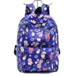 Canvas Backpack School Bag - Image 9