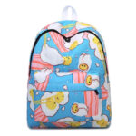 Canvas Backpack School Bag - Image 2