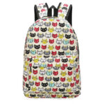 Canvas Backpack School Bag - Image 5